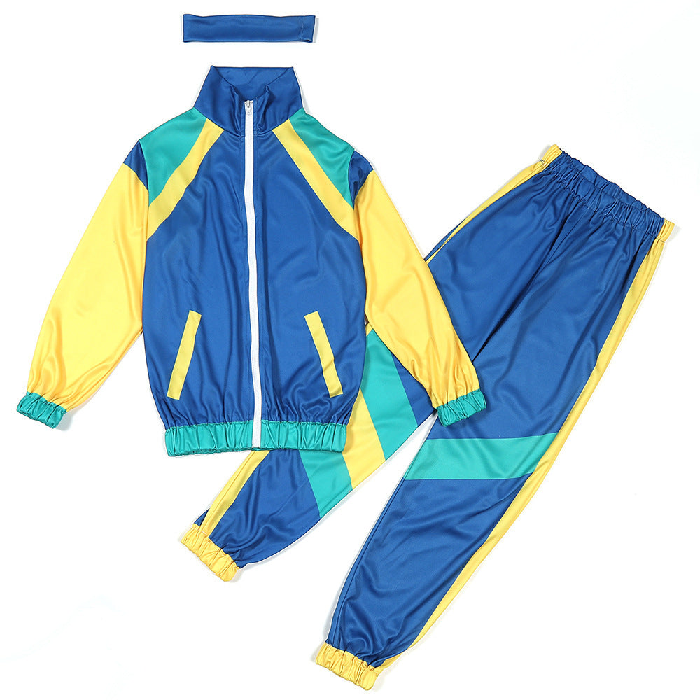 80s Disco Tracksuit Costumes for Kids