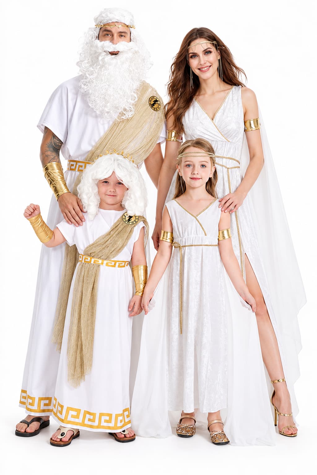 Greek God and Goddess Family Costumes