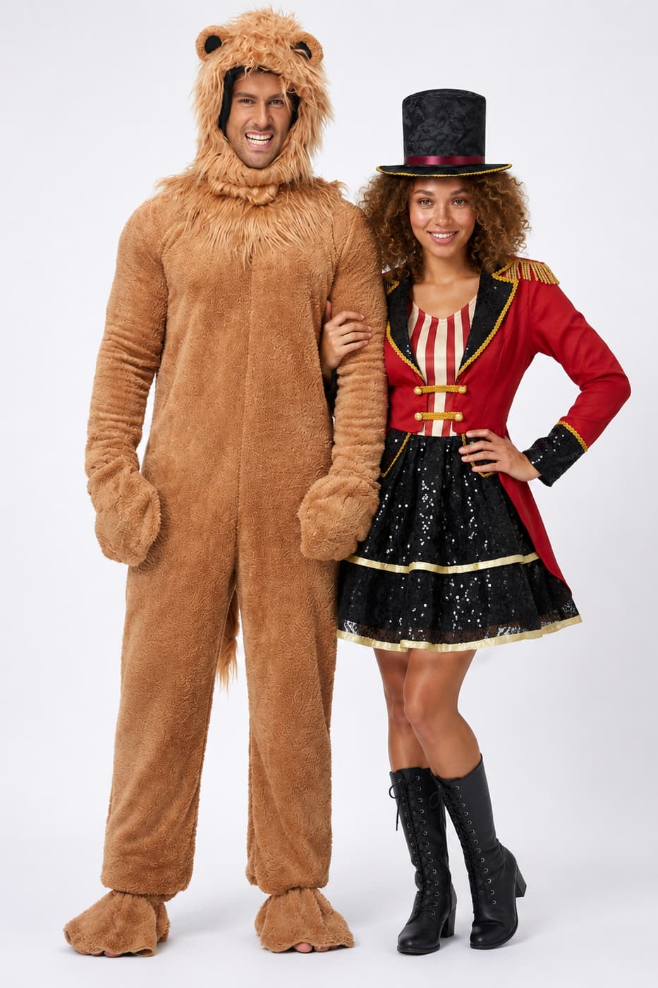 Lion and Ringmaster Couple Costumes