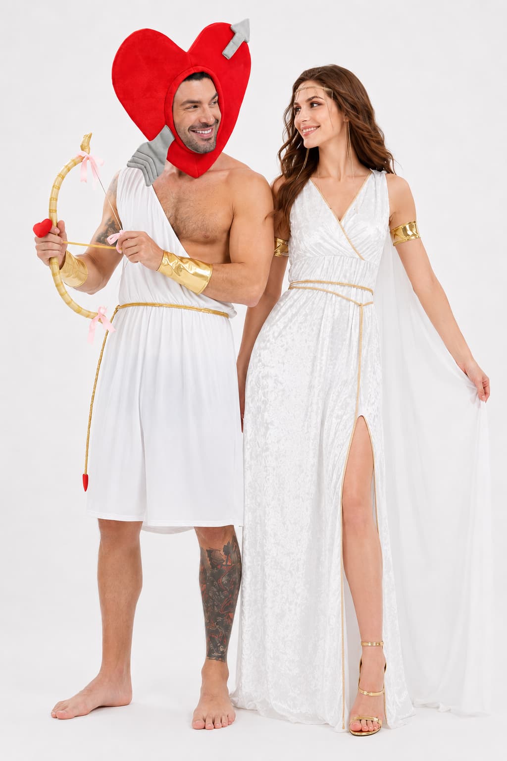 Cupid & Goddess of Love Couple Costume