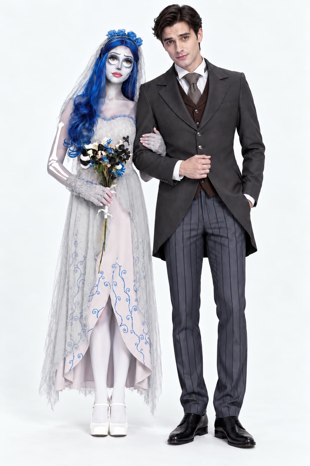 Victor and Emily Couple Costumes
