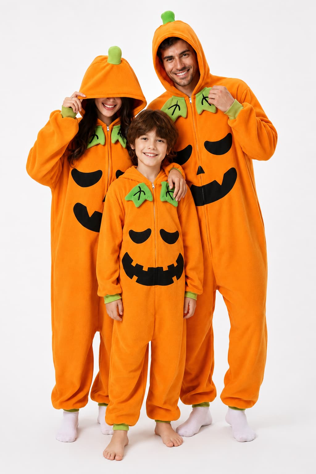 Pumpkin Onesie Family Costumes
