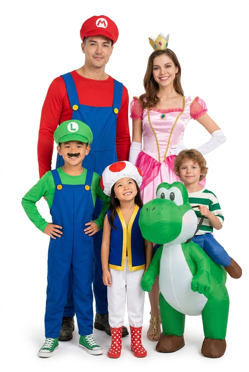 Super Plumber Family Costumes