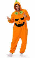 Men's Pumpkin Onesie Costume