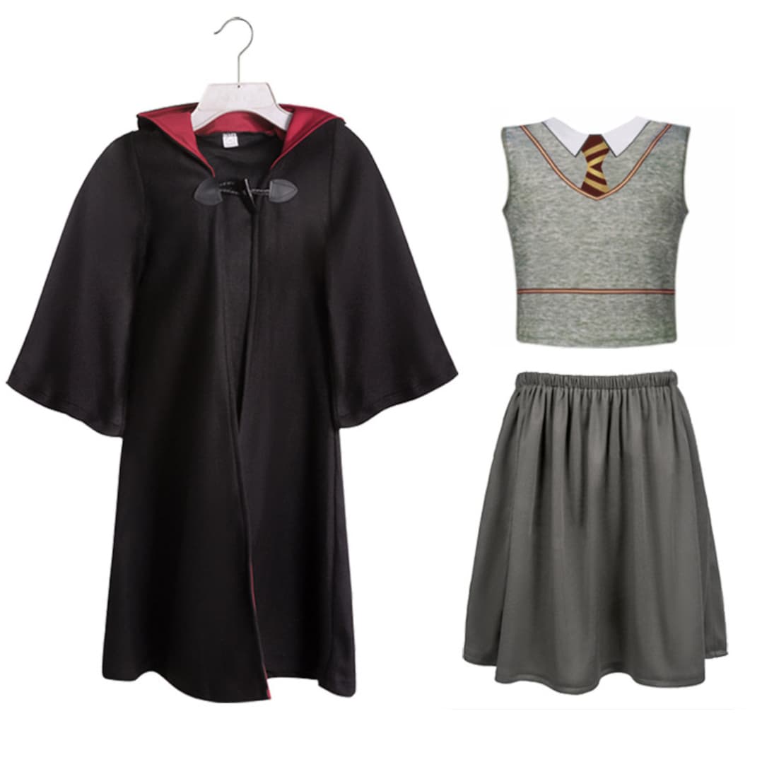 Witch School Uniform Cape Costume for Kids