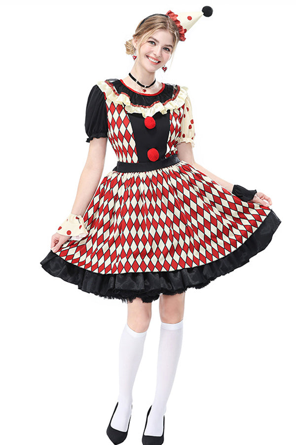Women's Circus Clown Costume